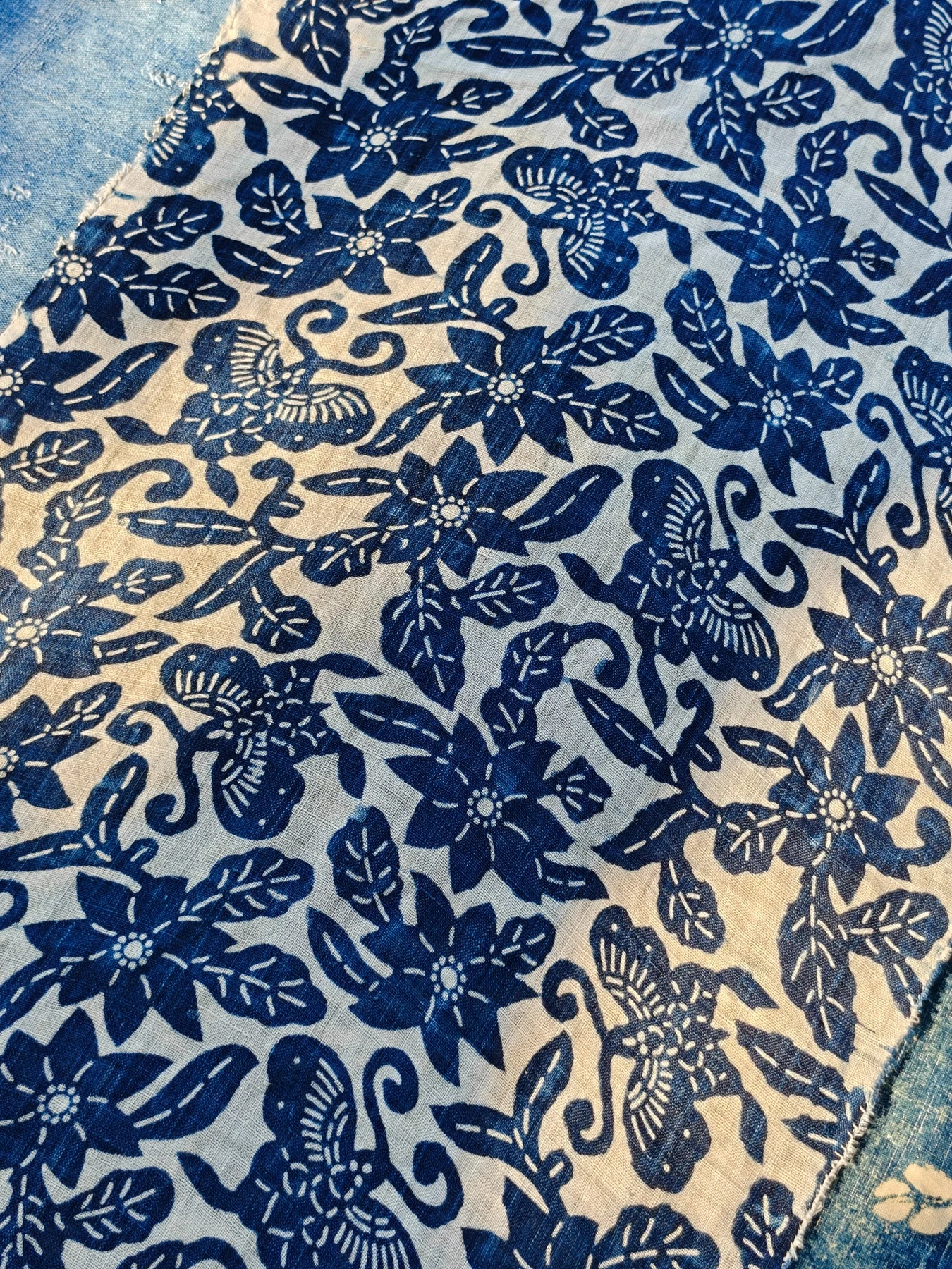 Late Qing Butterfly & Flower Summer Cloth