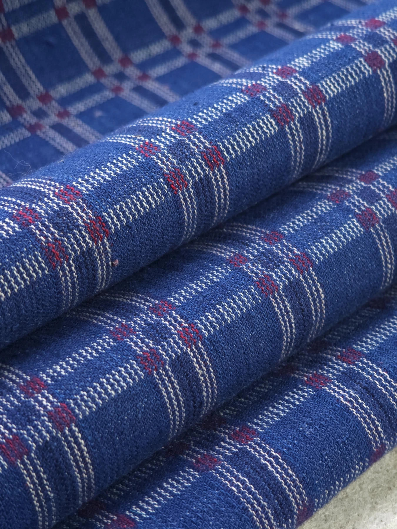 Blue Hearth — source photograph 3, documenting the same textile.