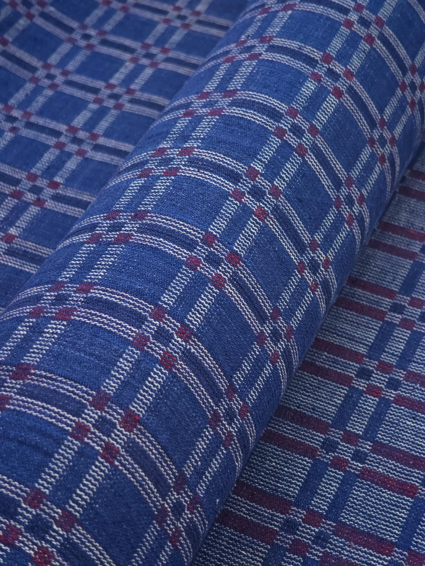 Blue Hearth — source photograph 5, documenting the same textile.