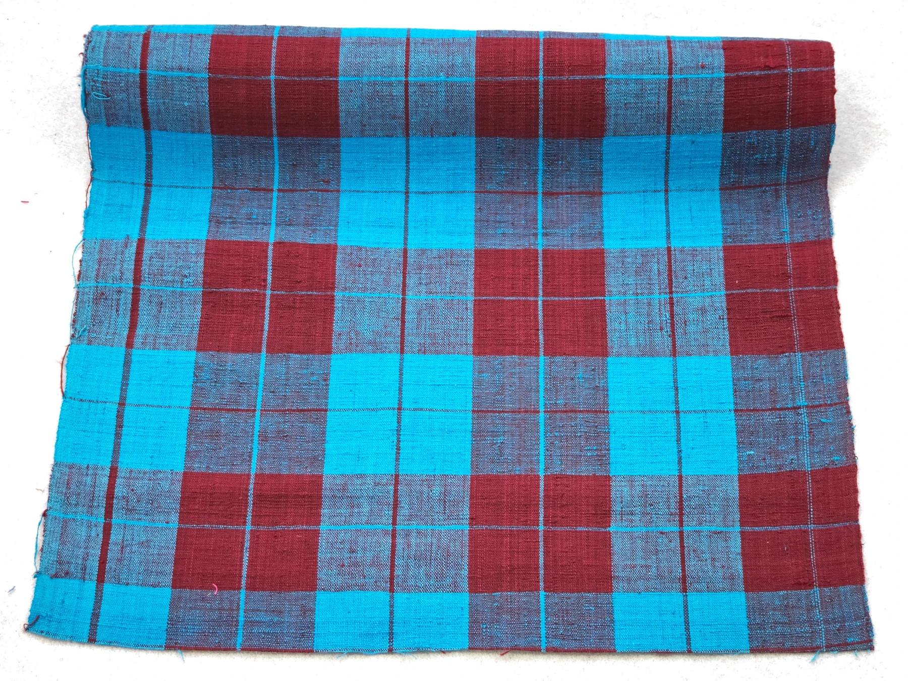Crimson Lake Plaid — source photograph 3, documenting the same textile.