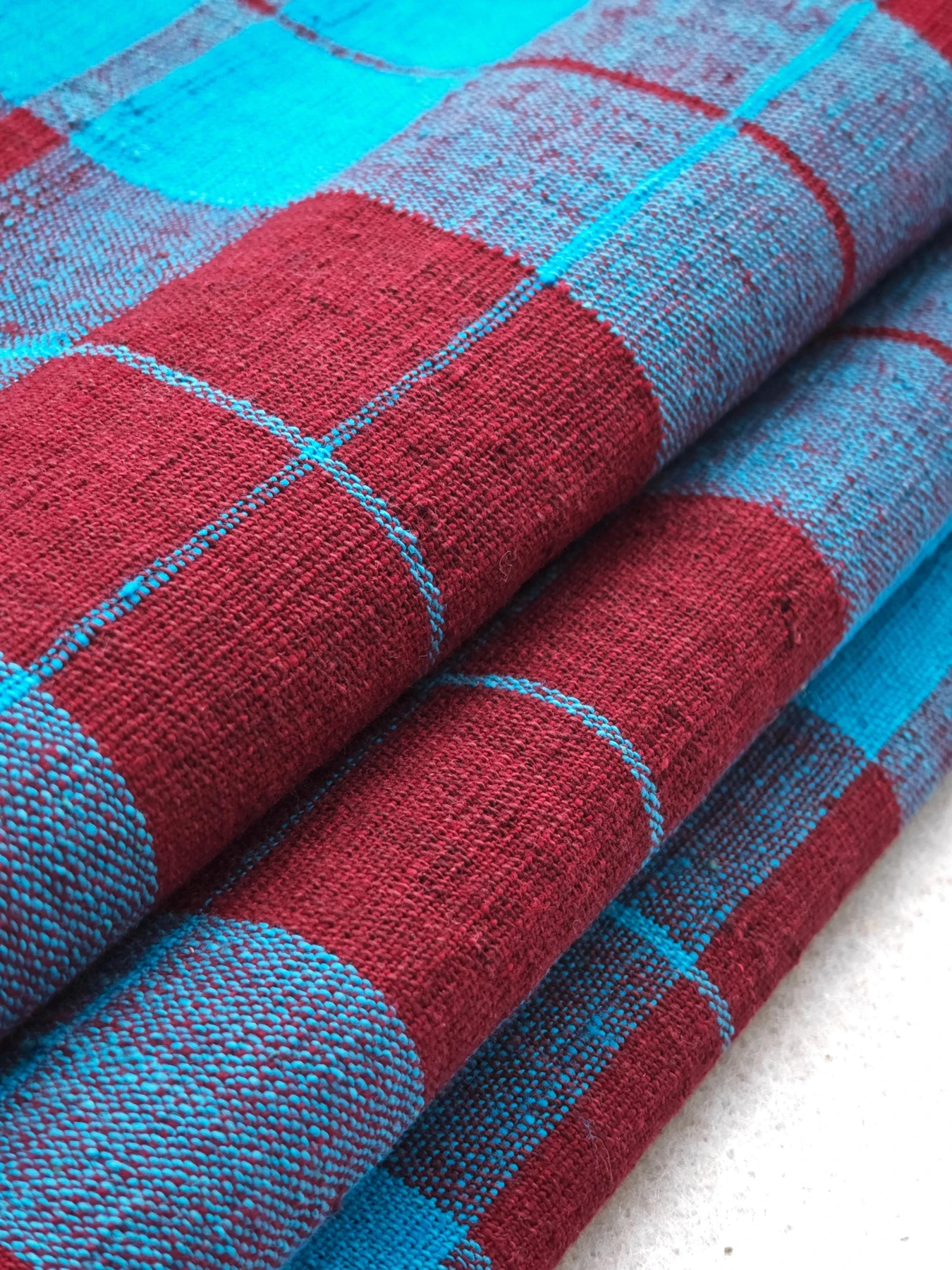 Crimson Lake Plaid — source photograph 5, documenting the same textile.