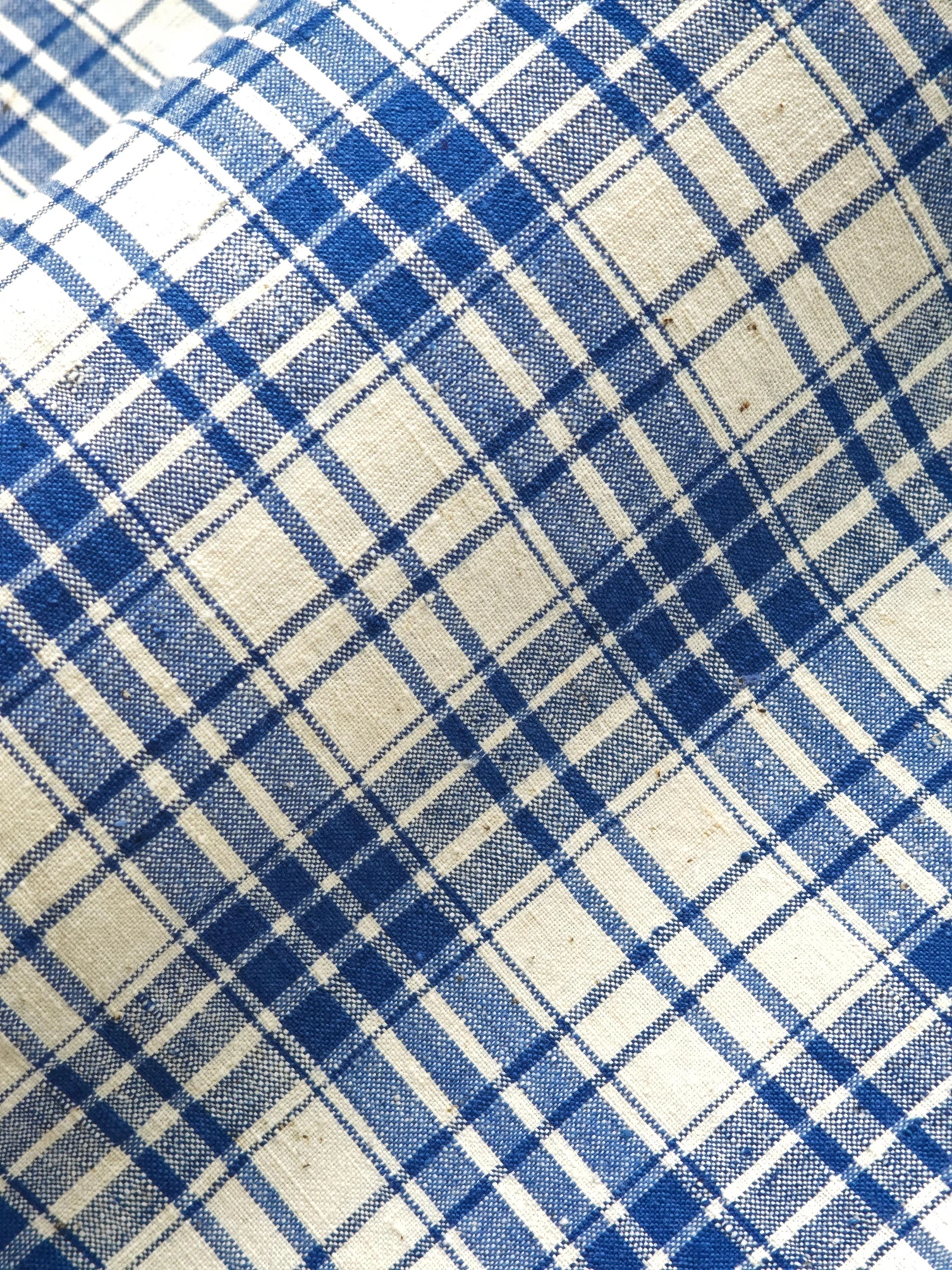 Blue Check Harmony — source photograph 3, documenting the same textile.