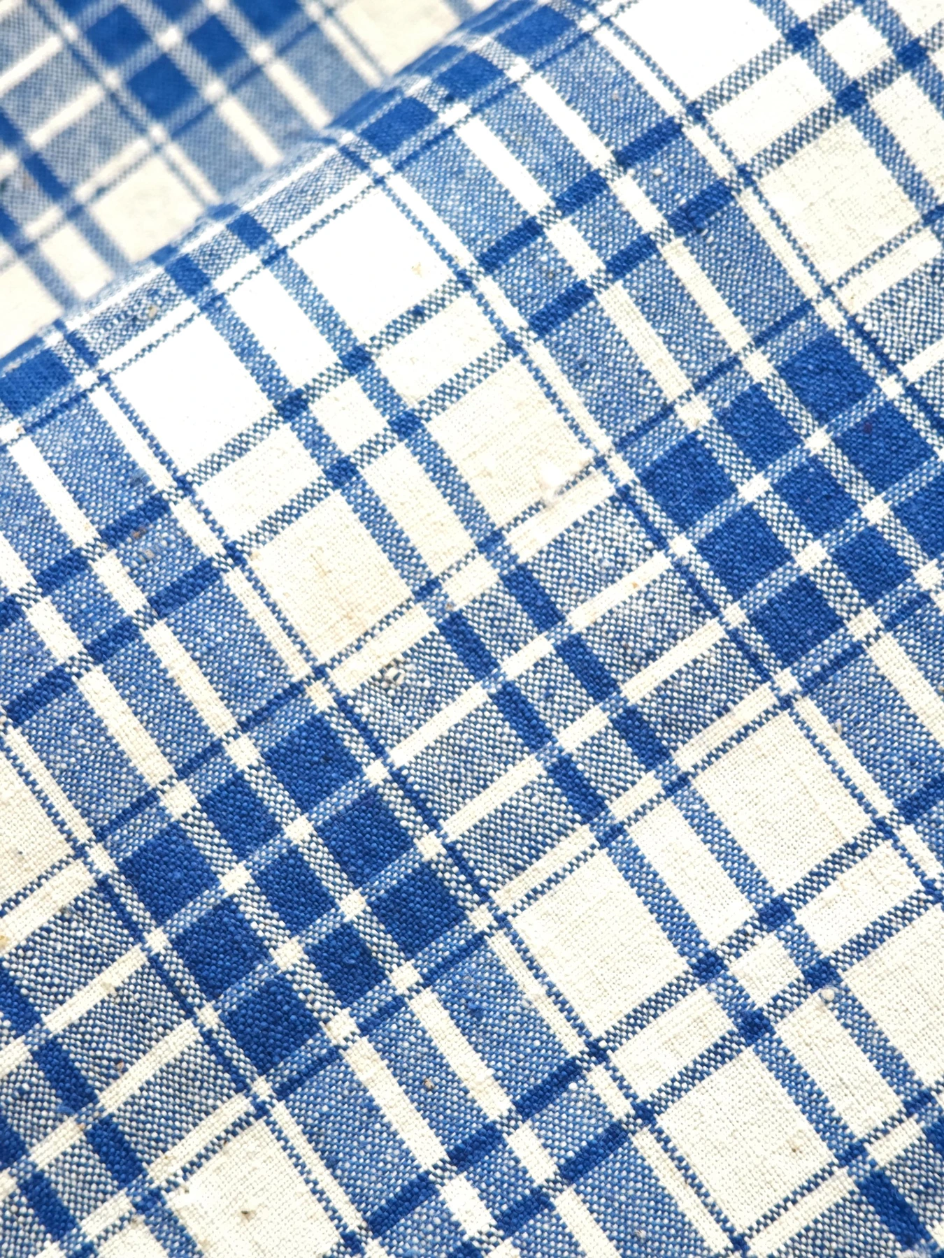 Blue Check Harmony — source photograph 4, documenting the same textile.