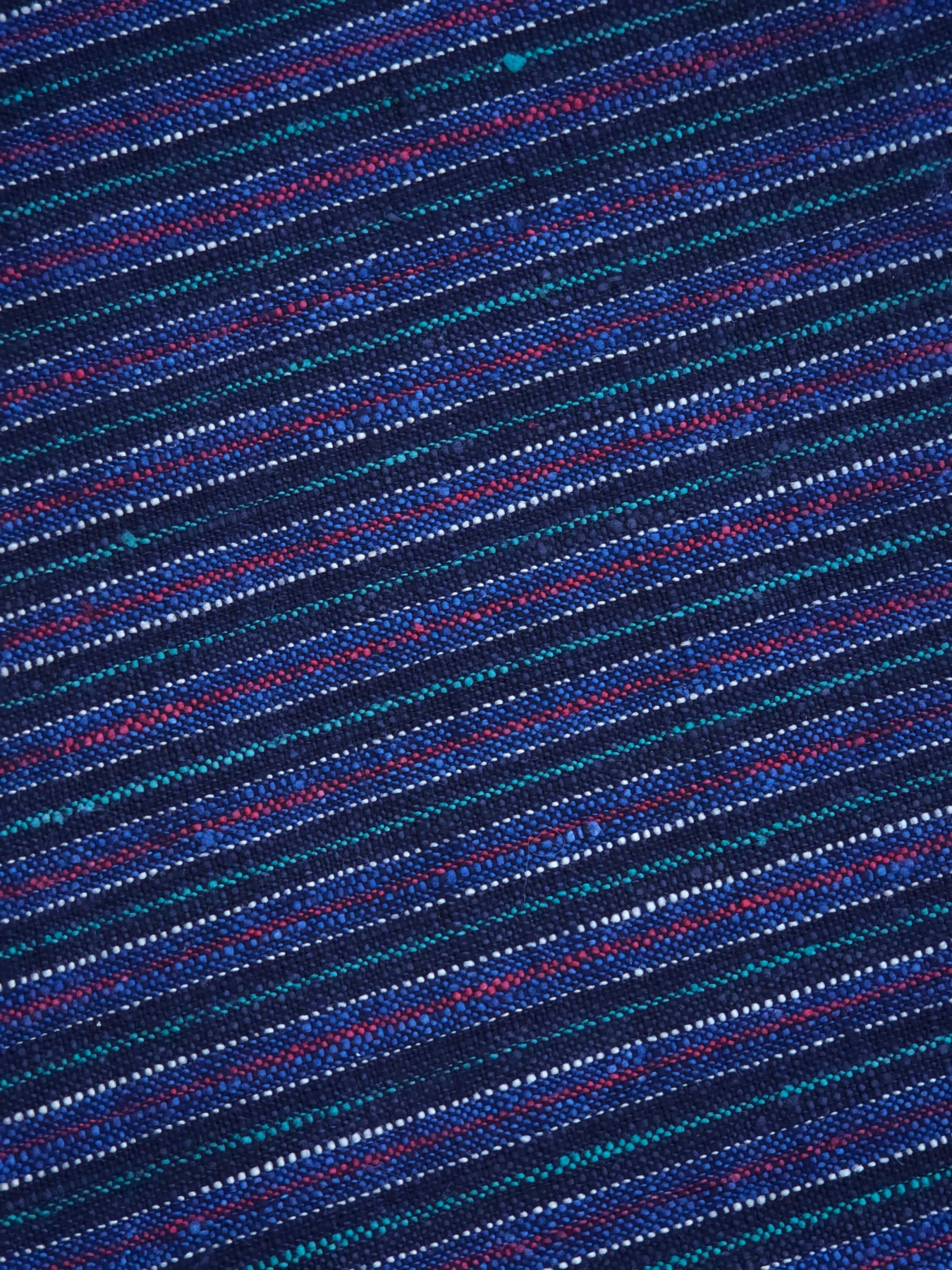 Indigo Creek Stripe — source photograph 3, documenting the same textile.