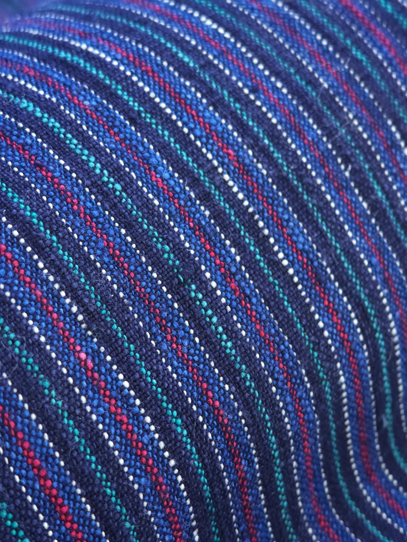 Indigo Creek Stripe — source photograph 4, documenting the same textile.