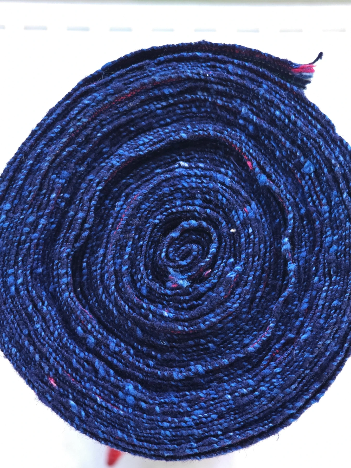 Indigo Creek Stripe — source photograph 8, documenting the same textile.