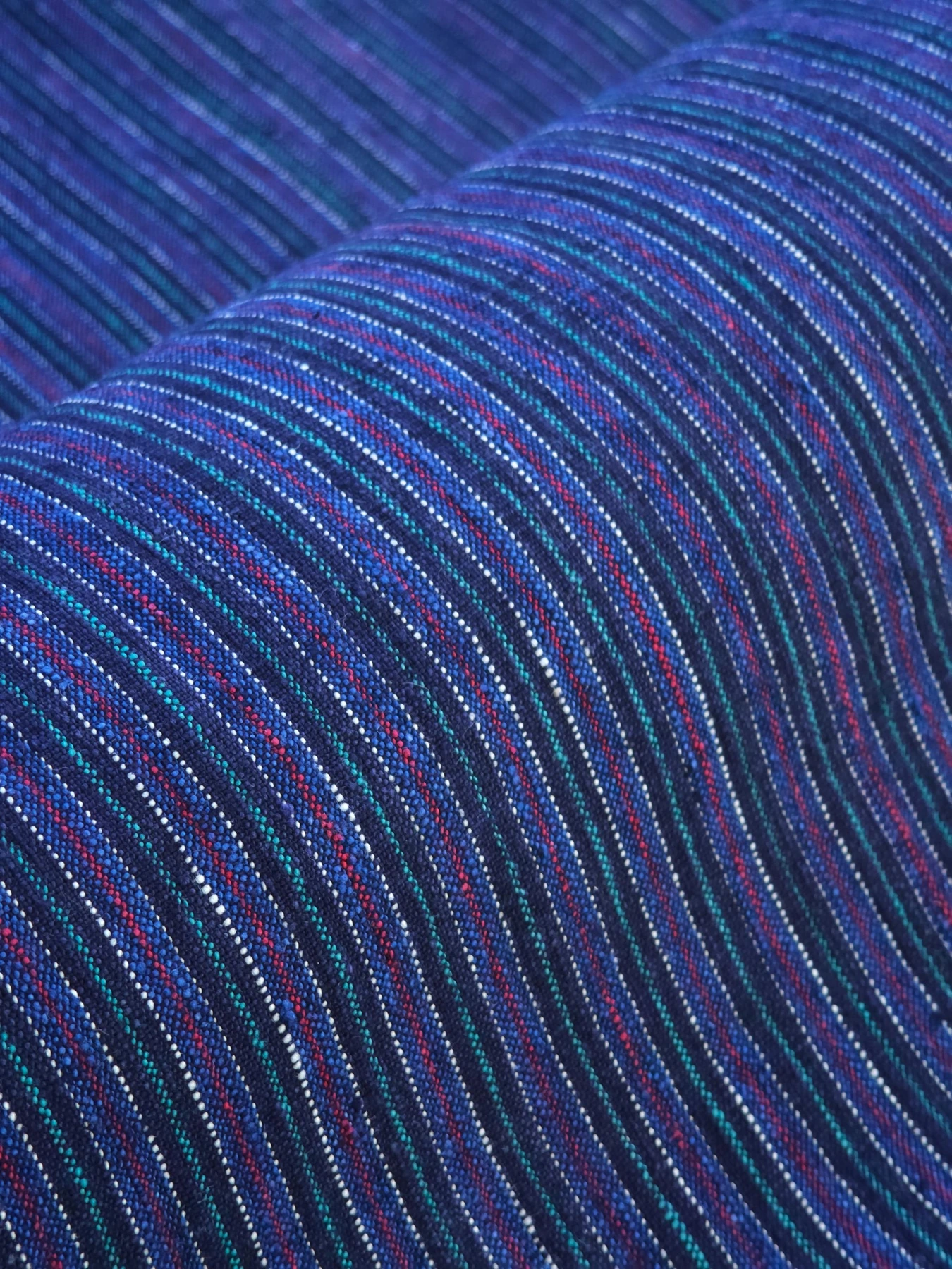Indigo Creek Stripe — source photograph 10, documenting the same textile.