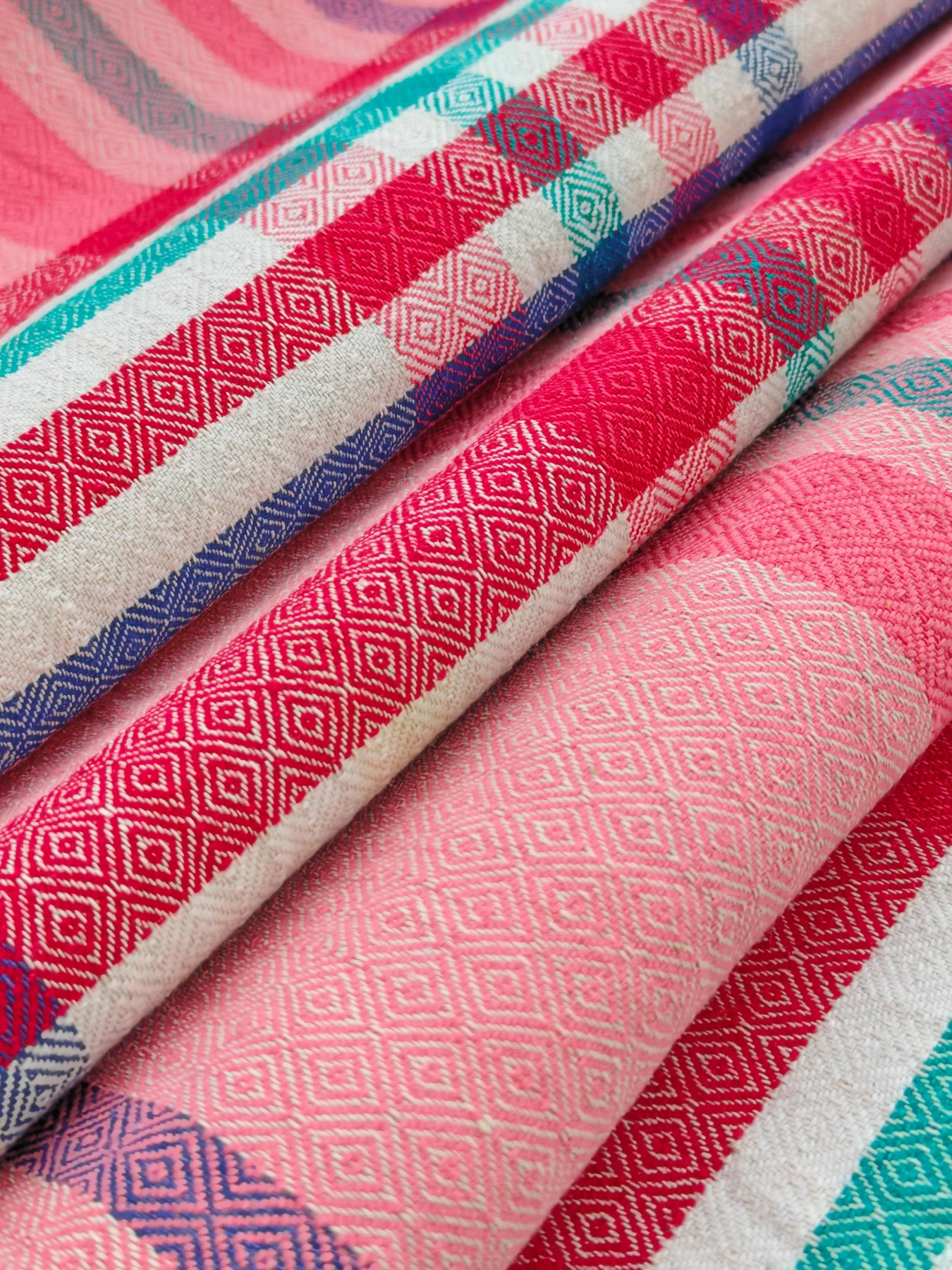 Rosy Meander — source photograph 3, documenting the same textile.
