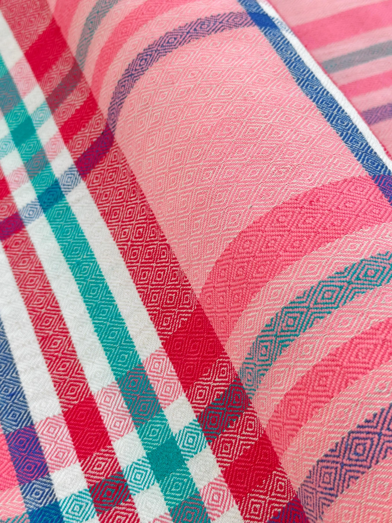 Rosy Meander — source photograph 9, documenting the same textile.