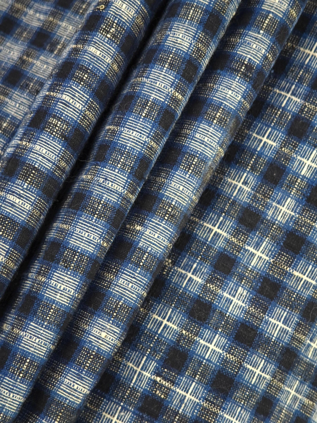 Indigo Hearth — source photograph 2, documenting the same textile.