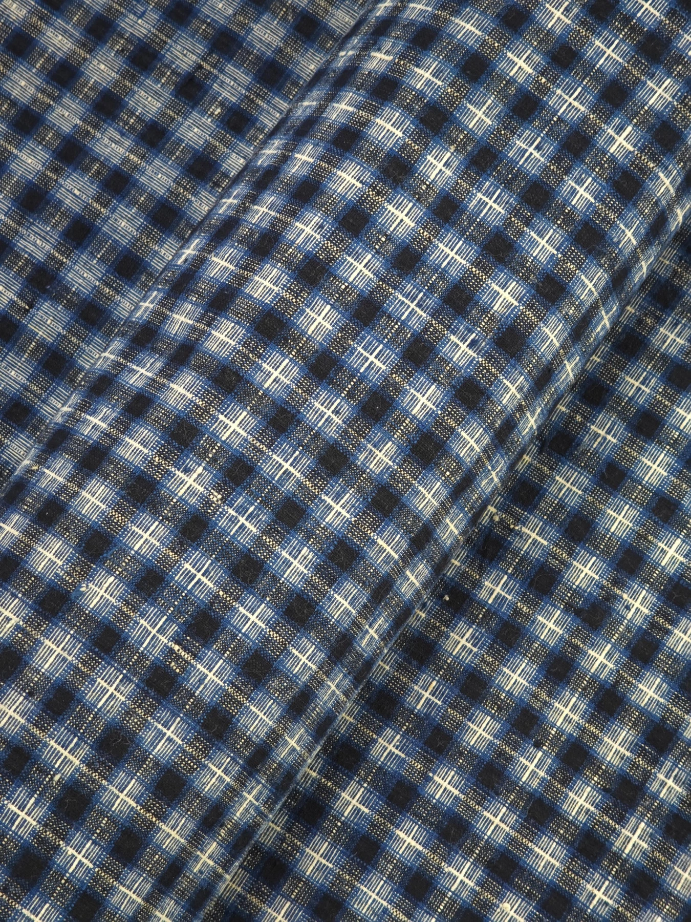 Indigo Hearth — source photograph 3, documenting the same textile.