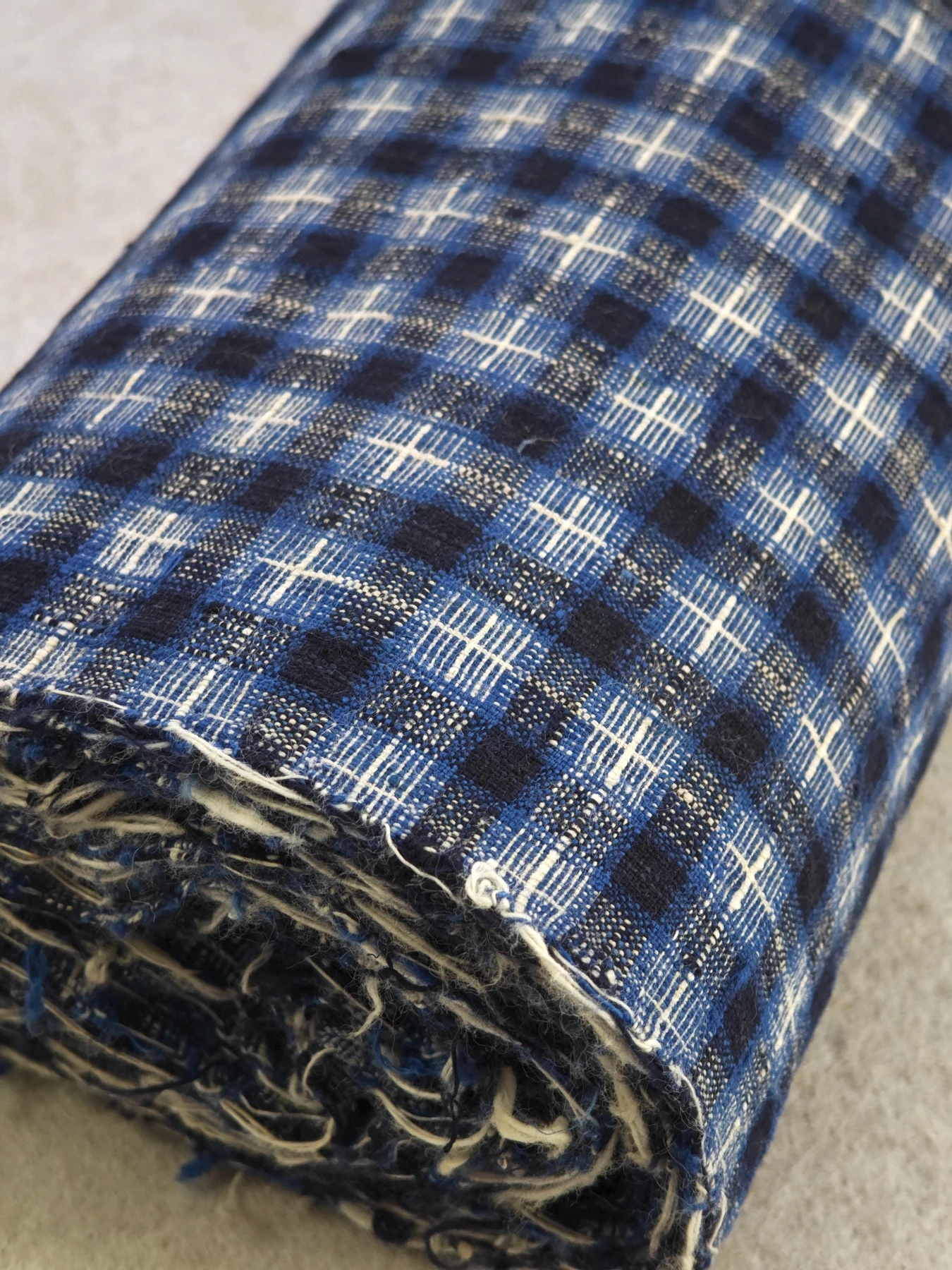 Indigo Hearth — source photograph 4, documenting the same textile.