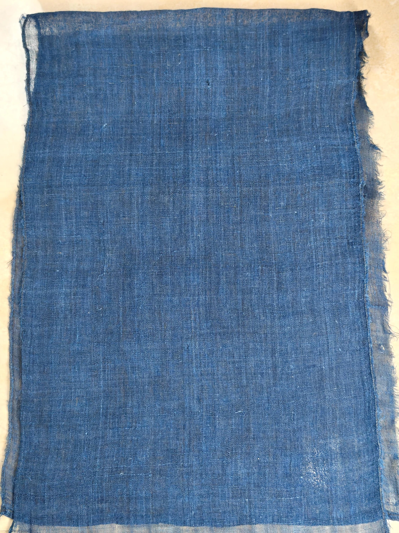 Indigo Mist Ramie — source photograph 2, documenting the same textile.