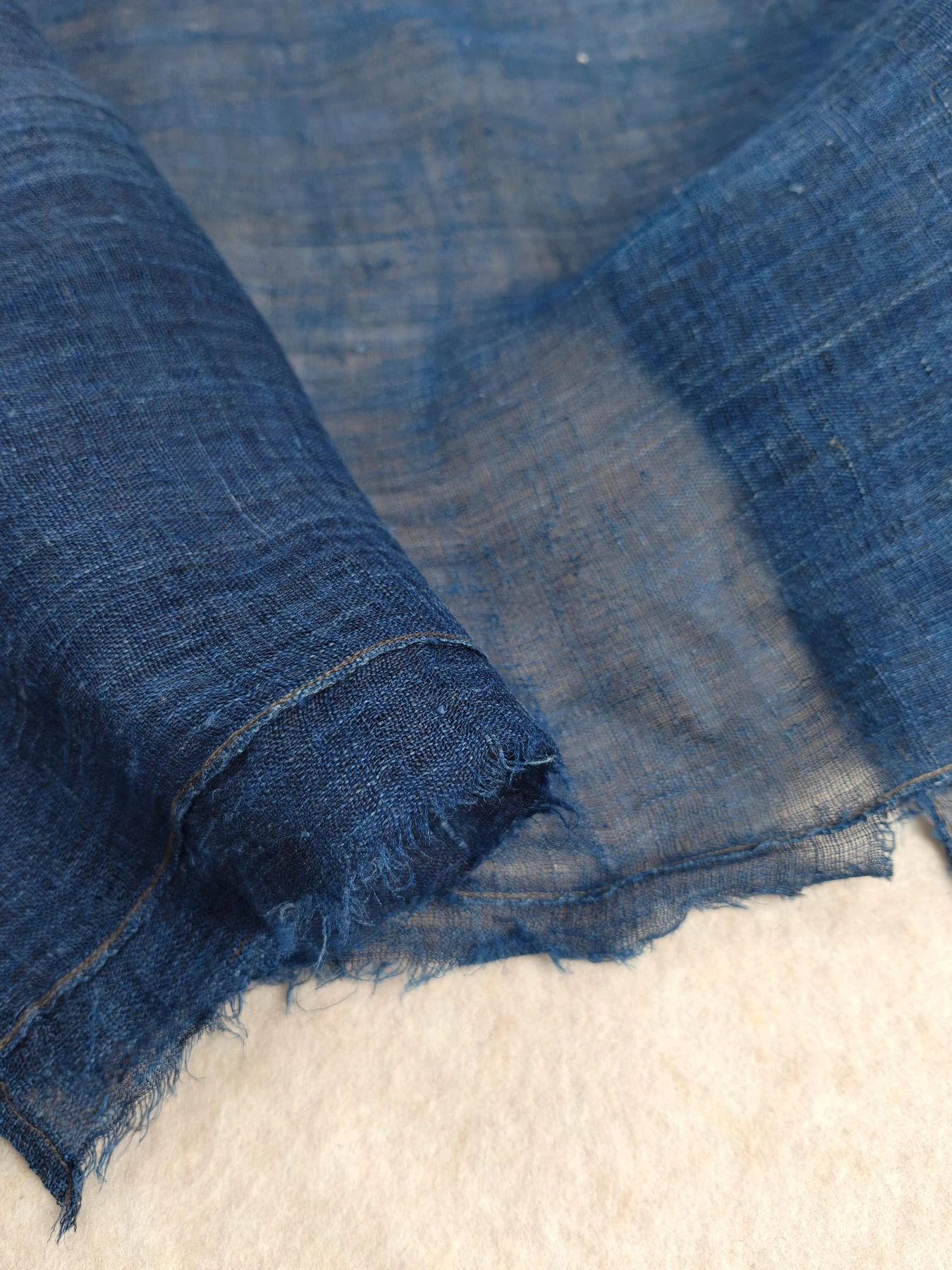 Indigo Mist Ramie — source photograph 6, documenting the same textile.