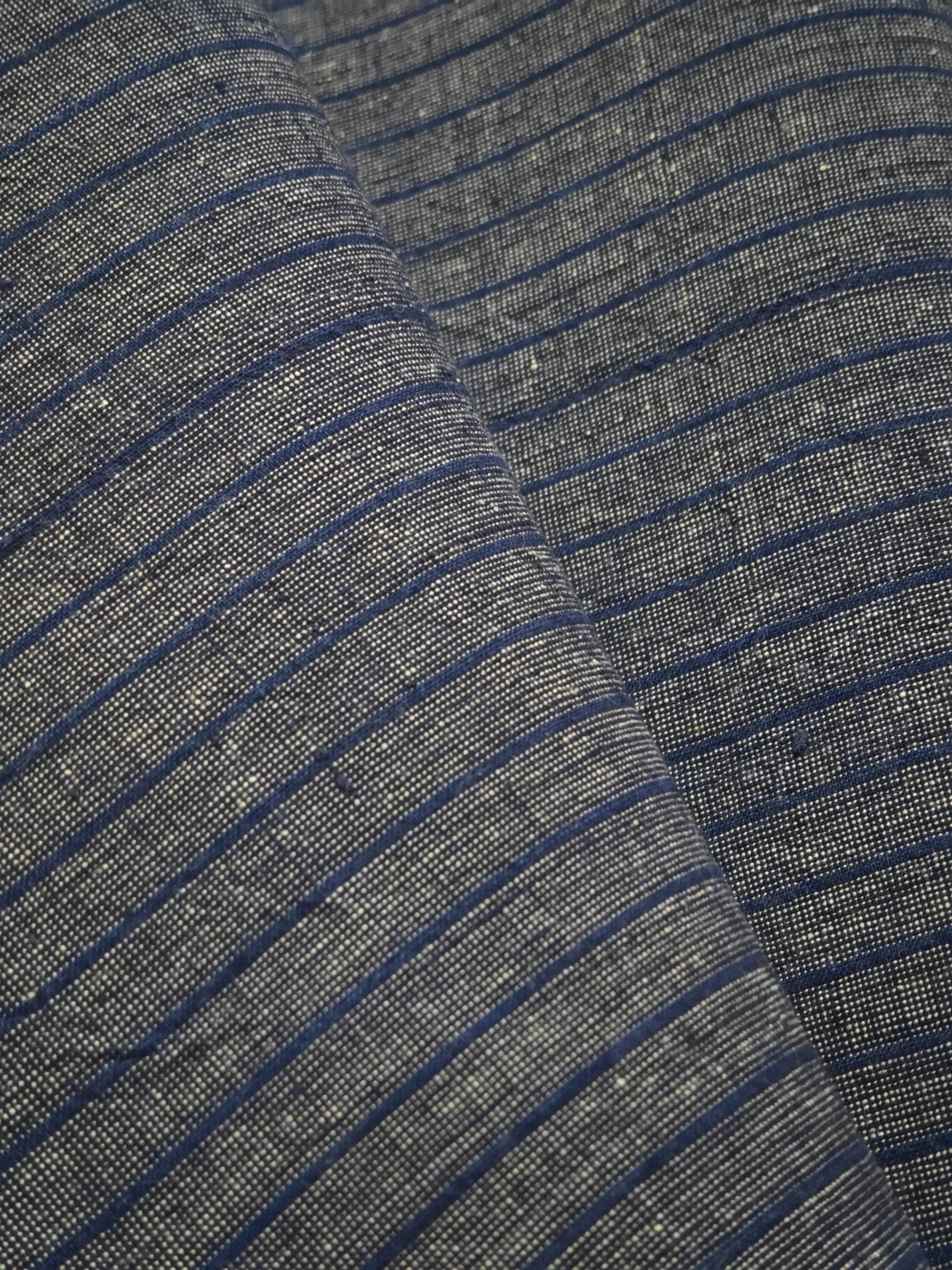 Indigo Grainfield — source photograph 2, documenting the same textile.