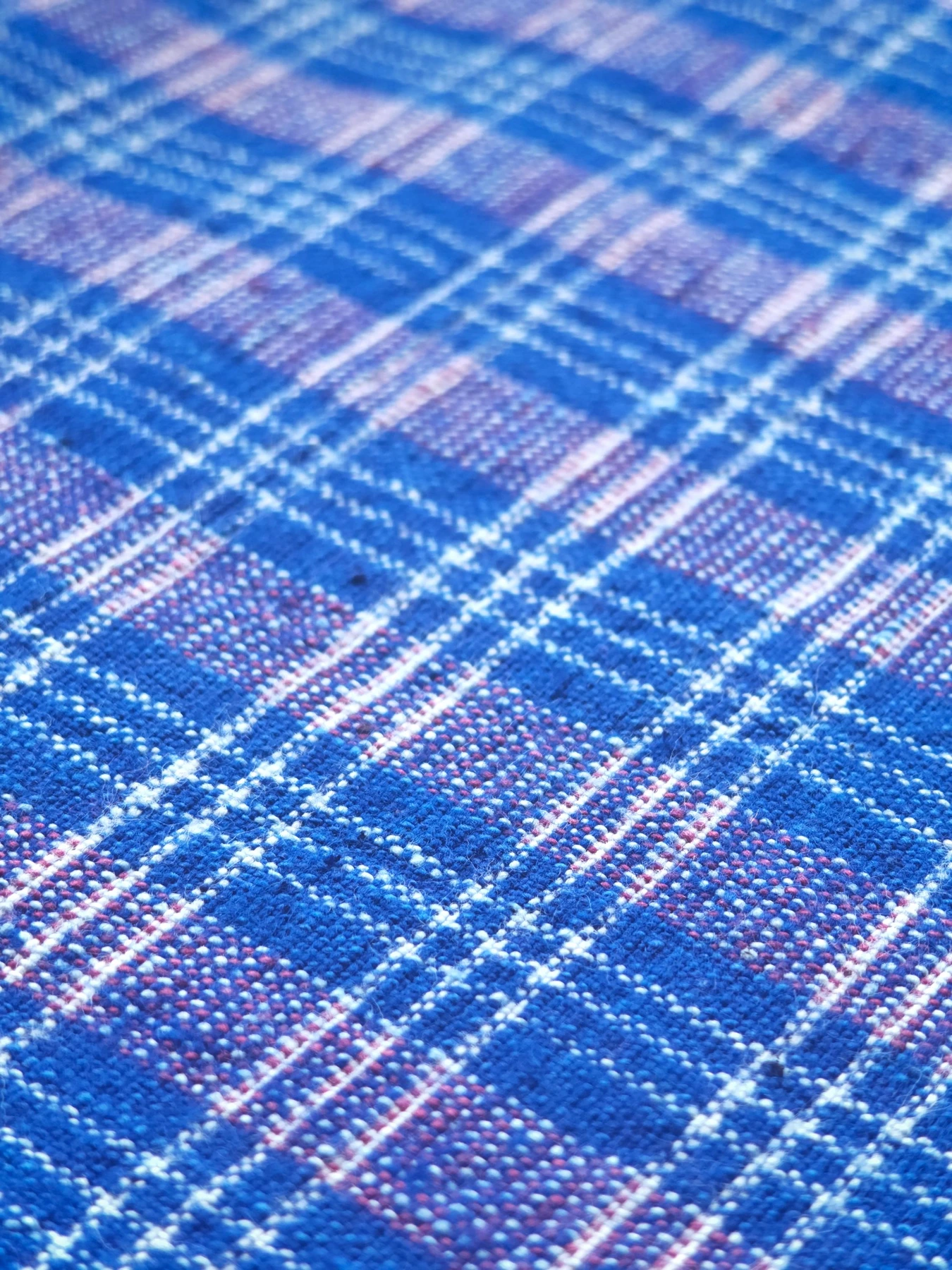 Indigo Osmanthus Lattice — source photograph 5, documenting the same textile.