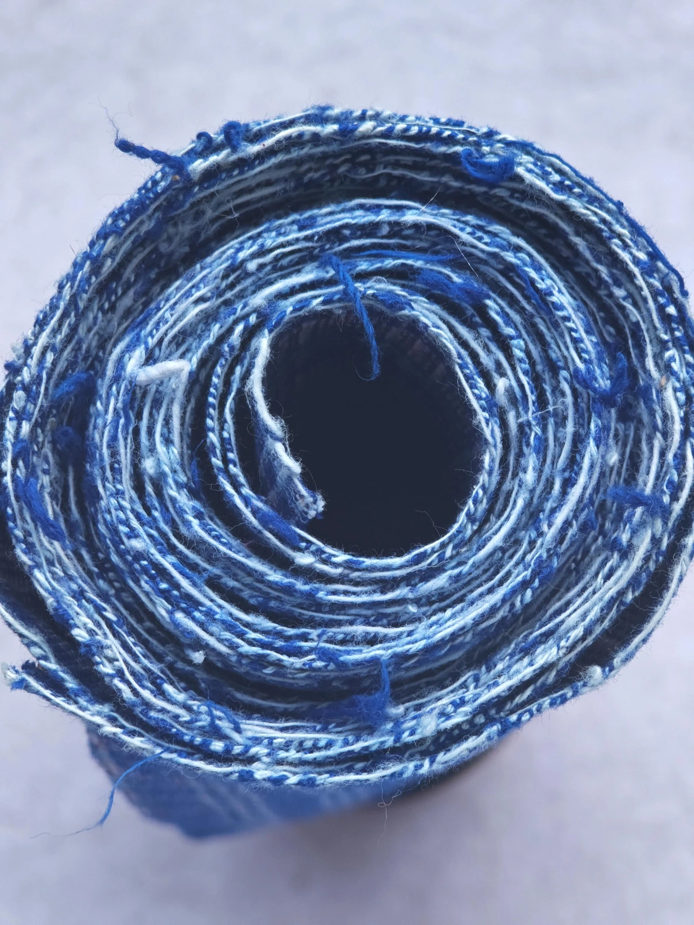 Indigo Osmanthus Lattice — source photograph 9, documenting the same textile.