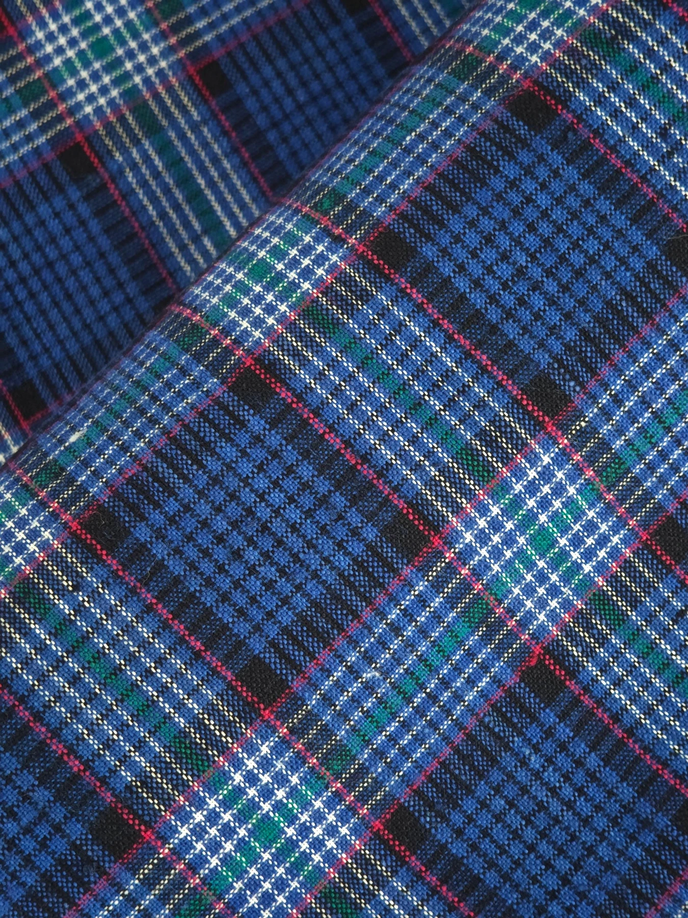 Blue Osmanthus Plaid