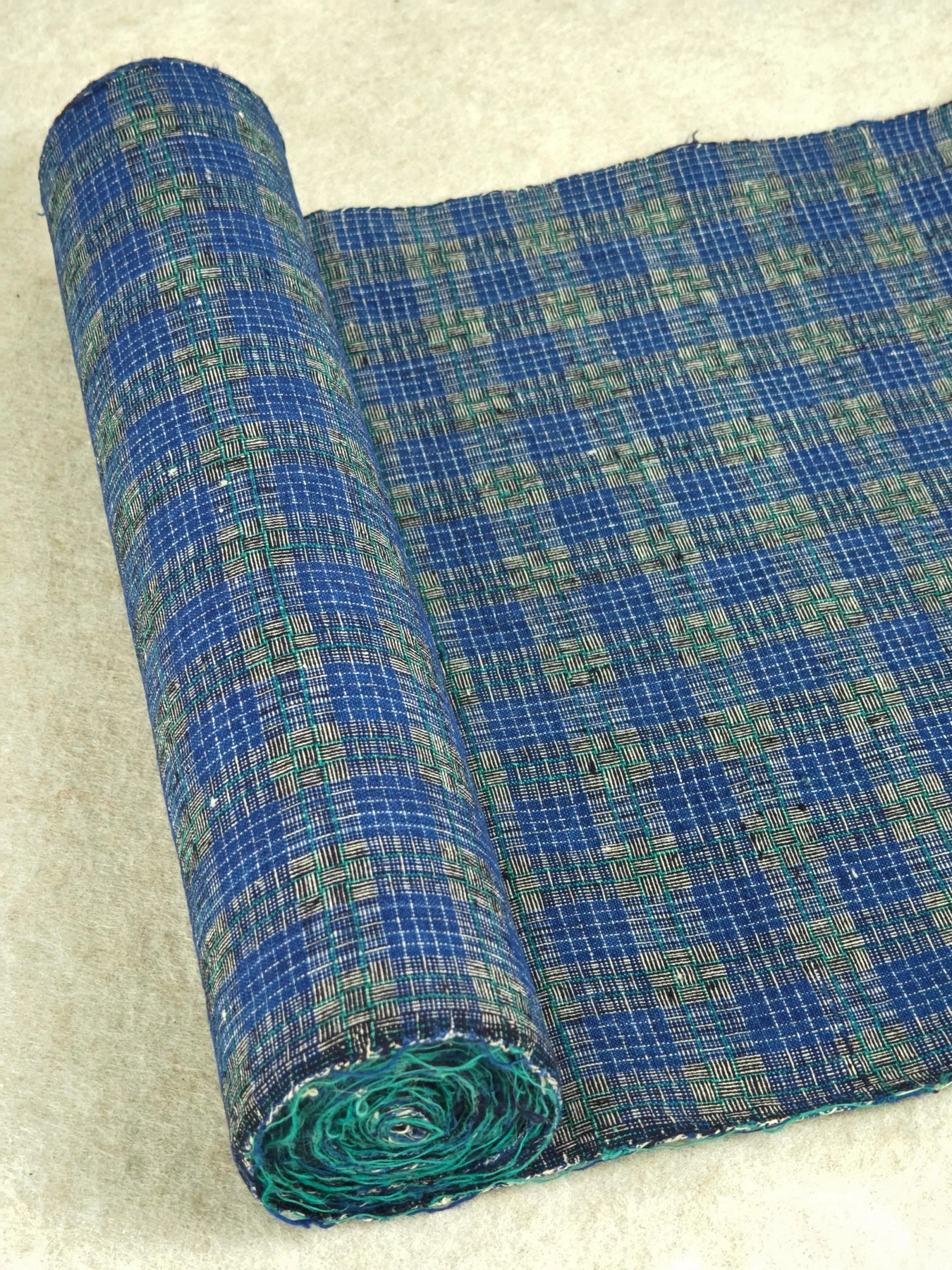 Verdant Lattice — source photograph 3, documenting the same textile.