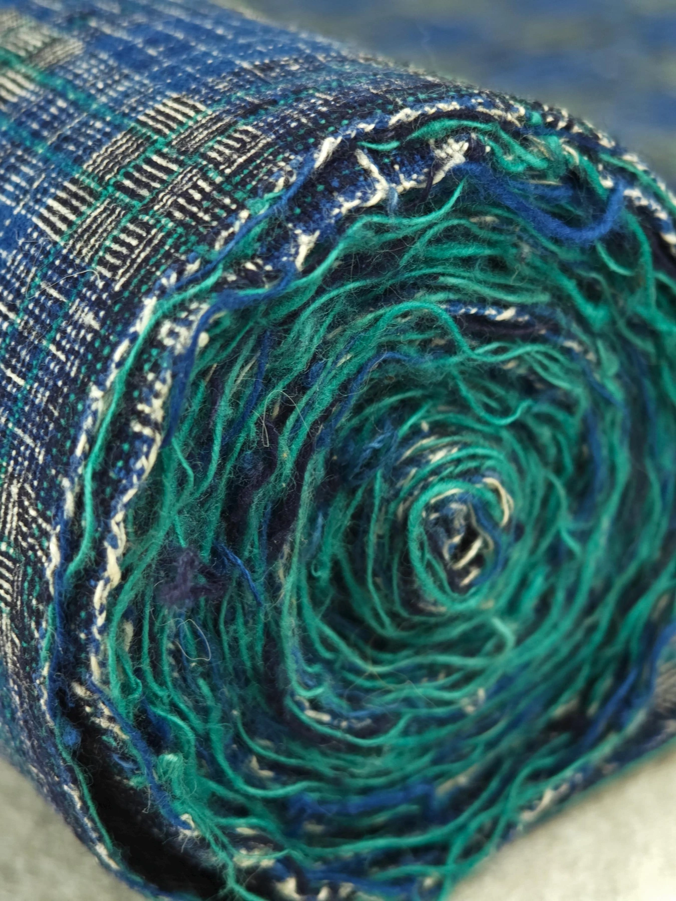 Verdant Lattice — source photograph 6, documenting the same textile.