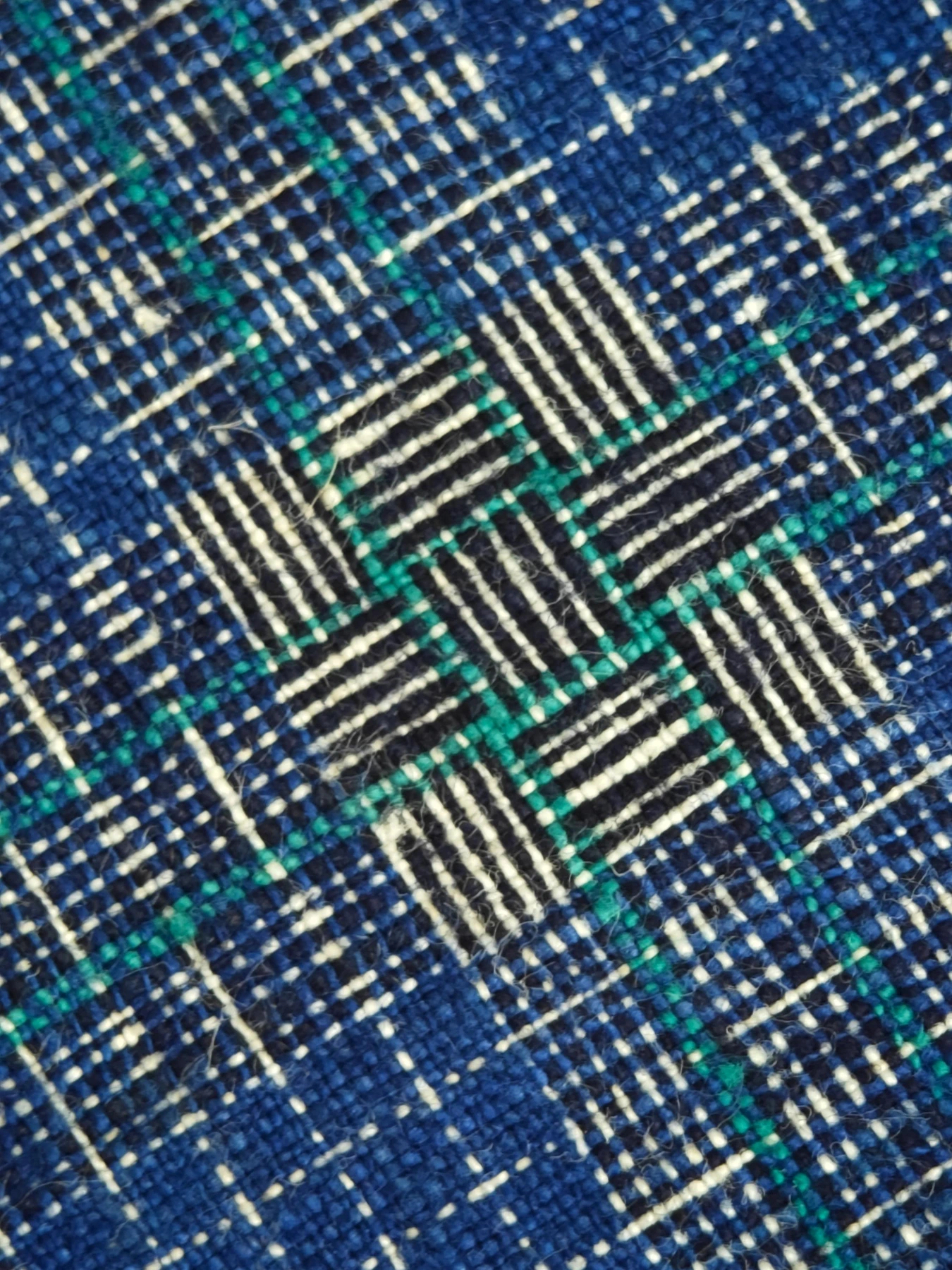 Verdant Lattice — source photograph 9, documenting the same textile.