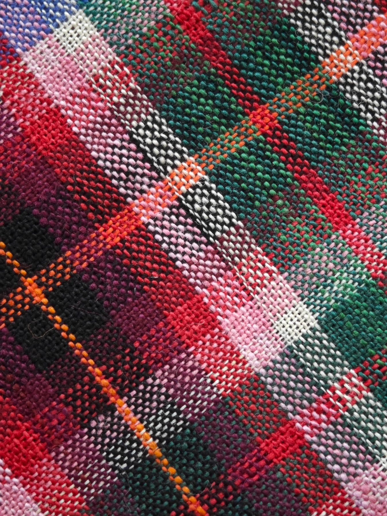 Blue Garden Plaid — source photograph 2, documenting the same textile.