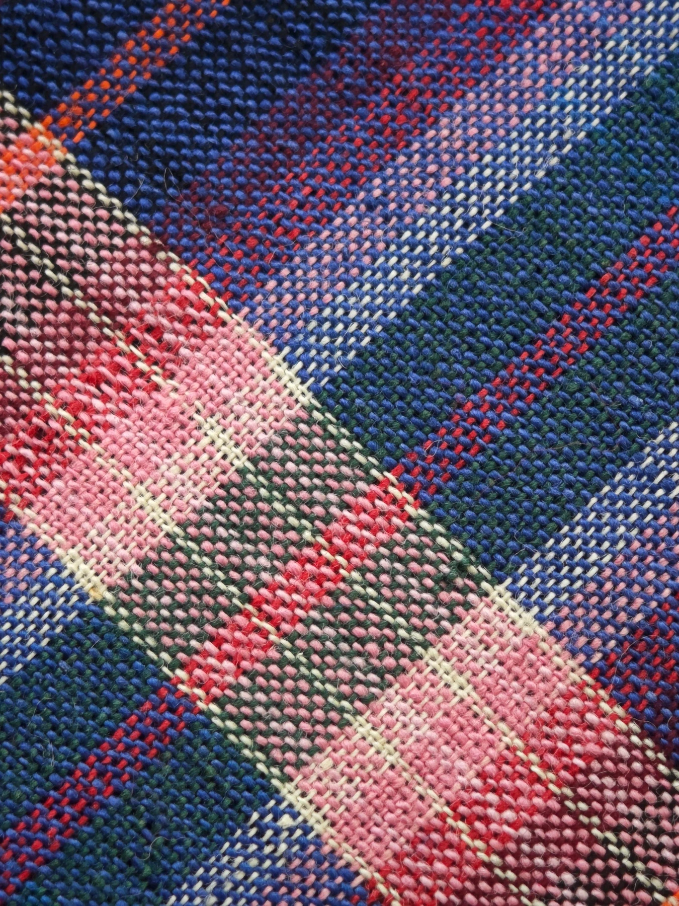 Blue Garden Plaid — source photograph 9, documenting the same textile.