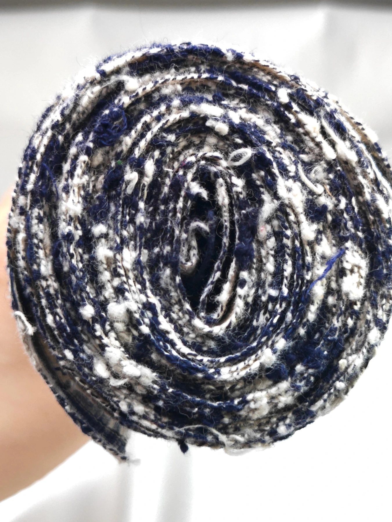 Indigo Field Check — source photograph 5, documenting the same textile.