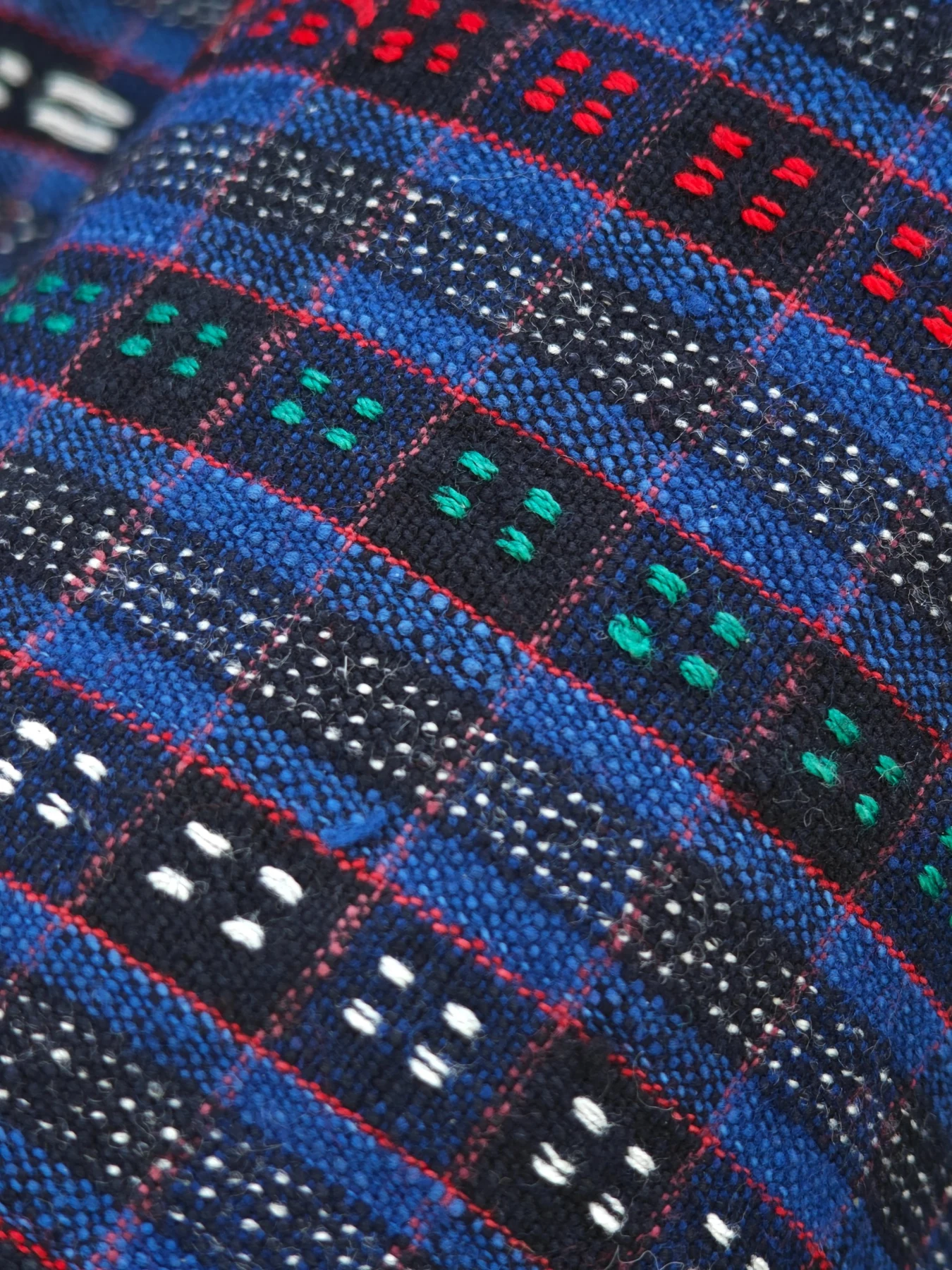 Four Seasons Dot Grid — Nantong Picked-Dot Homespun