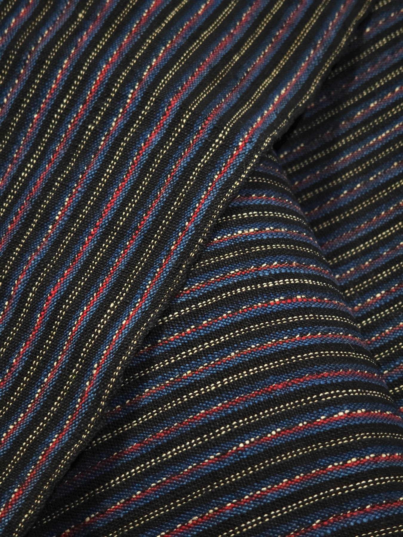 Violet Haze Willow Stripe — source photograph 2, documenting the same textile.