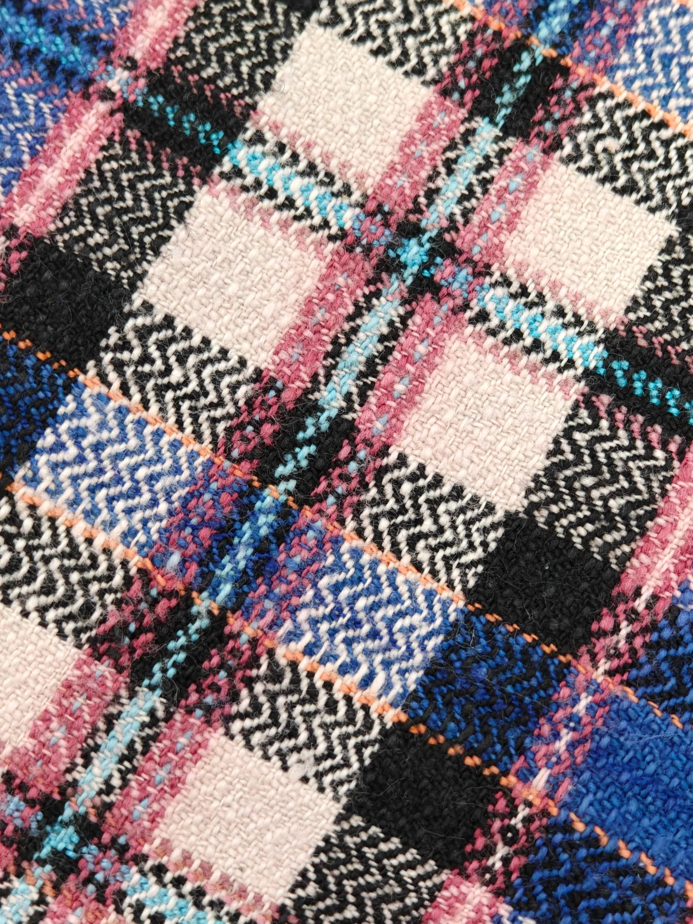Blush River Lattice — source photograph 5, documenting the same textile.