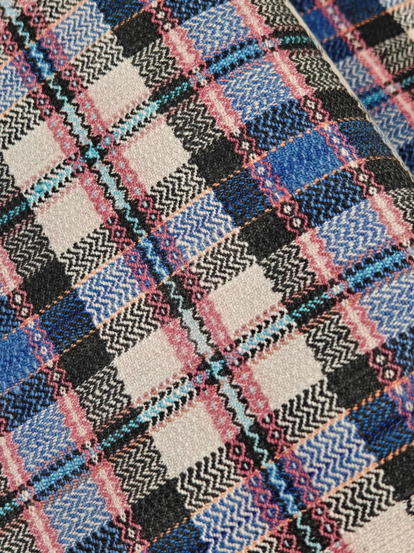 Blush River Lattice — source photograph 9, documenting the same textile.