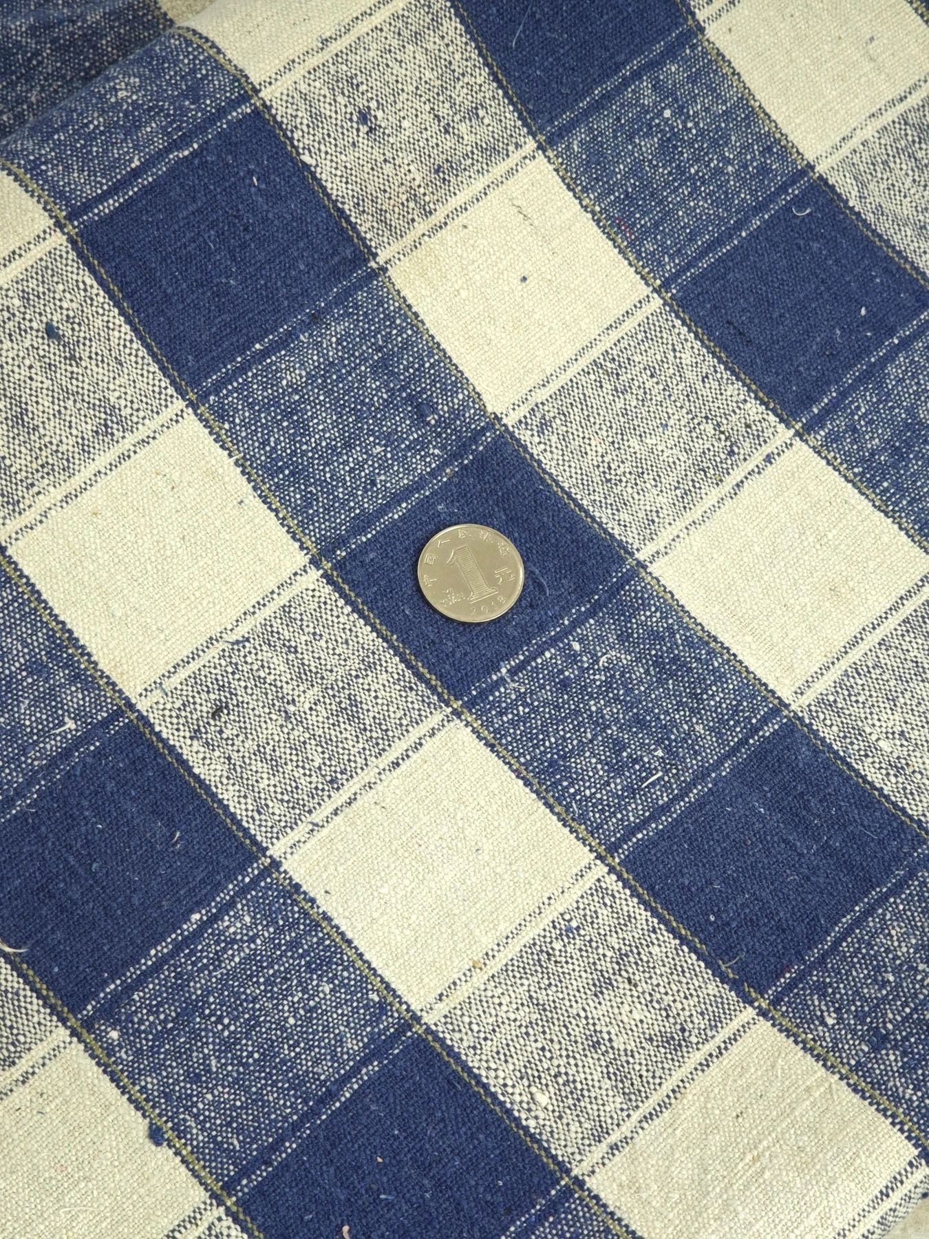Blue Tofu Blocks — source photograph 7, documenting the same textile.