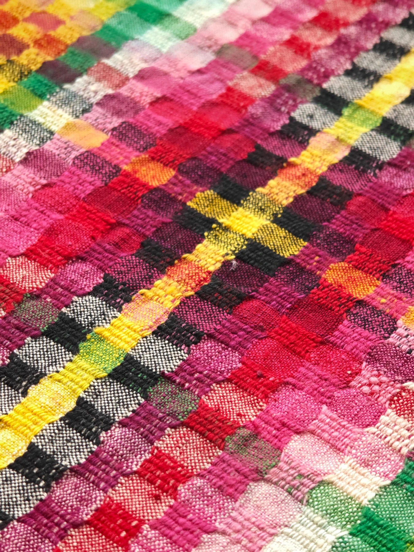 Golden Mosaic — source photograph 2, documenting the same textile.