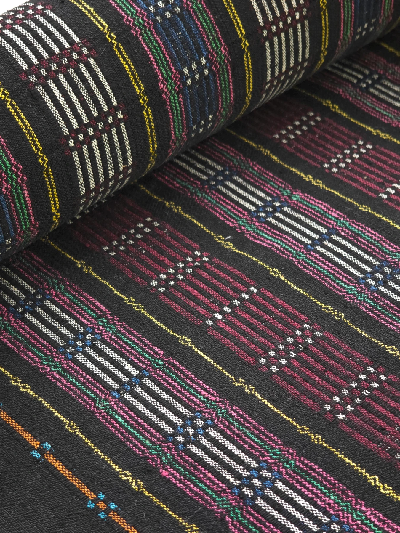 Dark Bloom — source photograph 2, documenting the same textile.